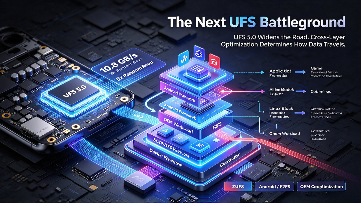 The Next UFS Battleground: Who Controls the Storage Optimization of the Smartphone?