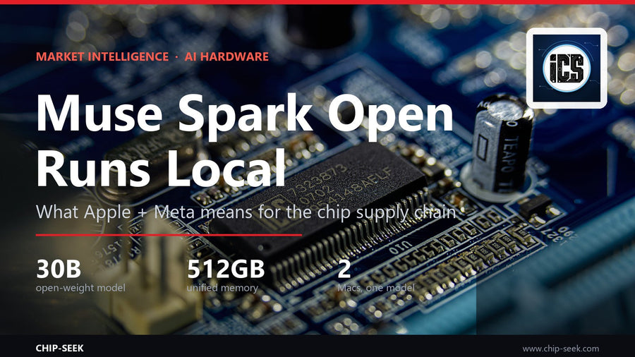 Apple-Meta Muse Spark Open: Local AI and the Chip Supply Chain