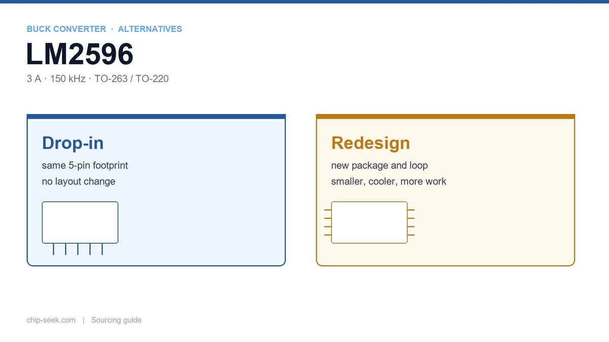 LM2596 Alternatives: Drop-In and Functional Options