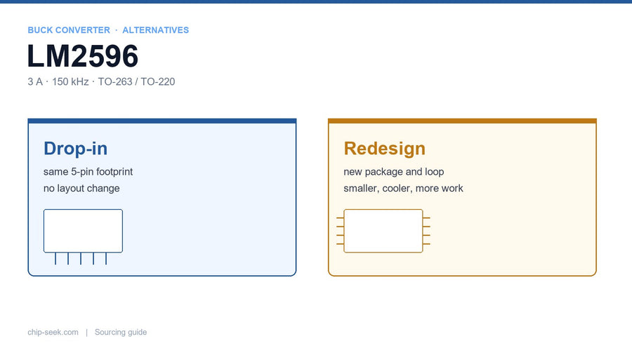 LM2596 Alternatives: Drop-In and Functional Options