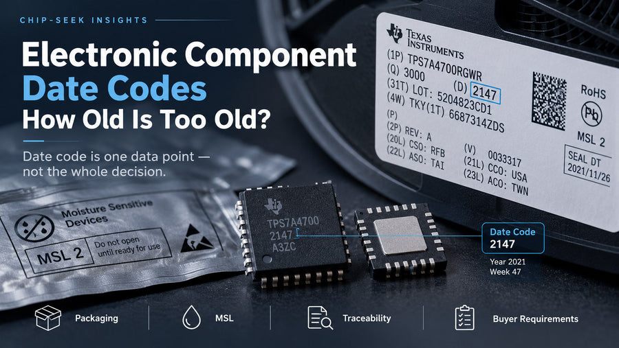Electronic Component Date Codes: How Old Is Too Old?