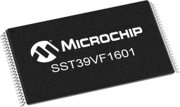 SST39VF1601-70-4C-EKE official Microchip exact-part package image (TSOP, 48 pins)