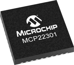 MCP22301-1I/KYX 40-pin VQFN official Microchip product image