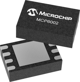 MCP6002-E/MC official Microchip DFN-8 package image