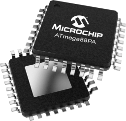 ATMEGA88PA-AU - official Microchip TQFP-32 package image