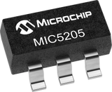 MIC5205YM5-TR official Microchip exact MPN SOT-23 package image