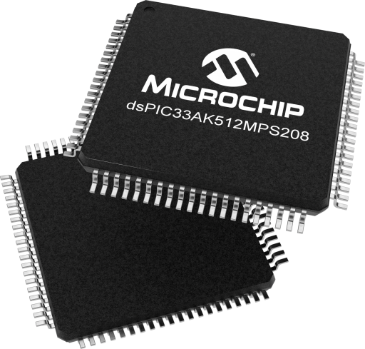 DSPIC33AK512MPS208-I/PT official Microchip TQFP (80-lead orderable) package image