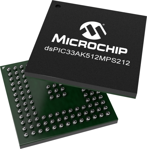 DSPIC33AK512MPS212-I/PT official Microchip 128/129-pin TQFP package image