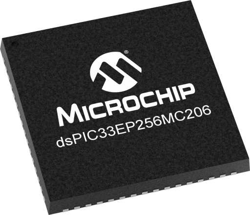 DSPIC33EP256MC206T-I/PTA3 official Microchip PT/TQFP package image