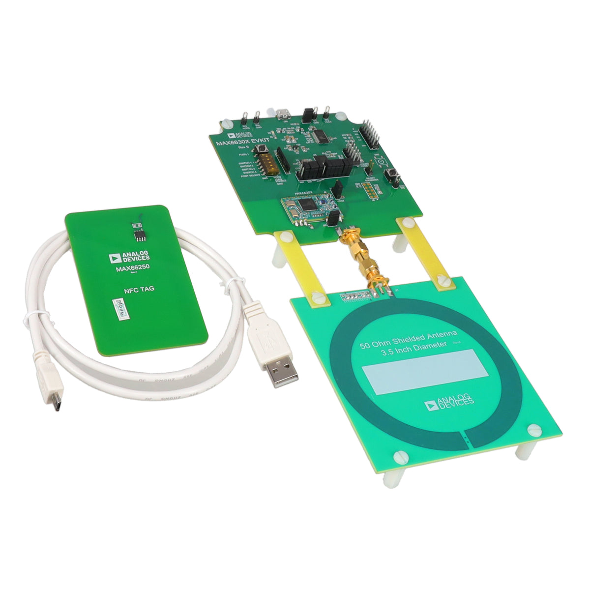 MAX66301-25XEVKIT# Analog Devices EVALUATION-BOARD-KIT package reference