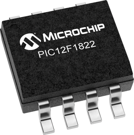 PIC12F1822T-I/SN official Microchip SOIC-8 product image