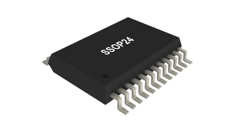 HT1621DM/TR SSOP-24-150MIL package illustration