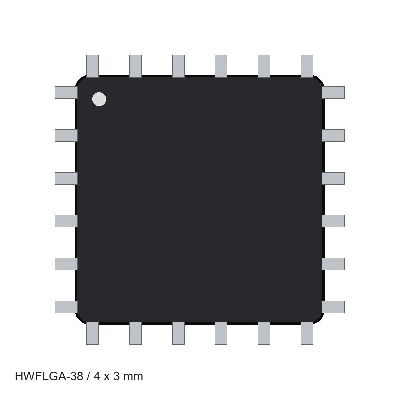 WLAN8201CMP HWFLGA-38 (4x3 mm) reference