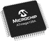 ATMEGA128A-AU - official Microchip TQFP-64 package image