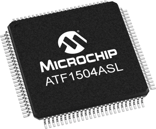 ATF1504ASL-25AU44 official Microchip 44-lead QFP package image