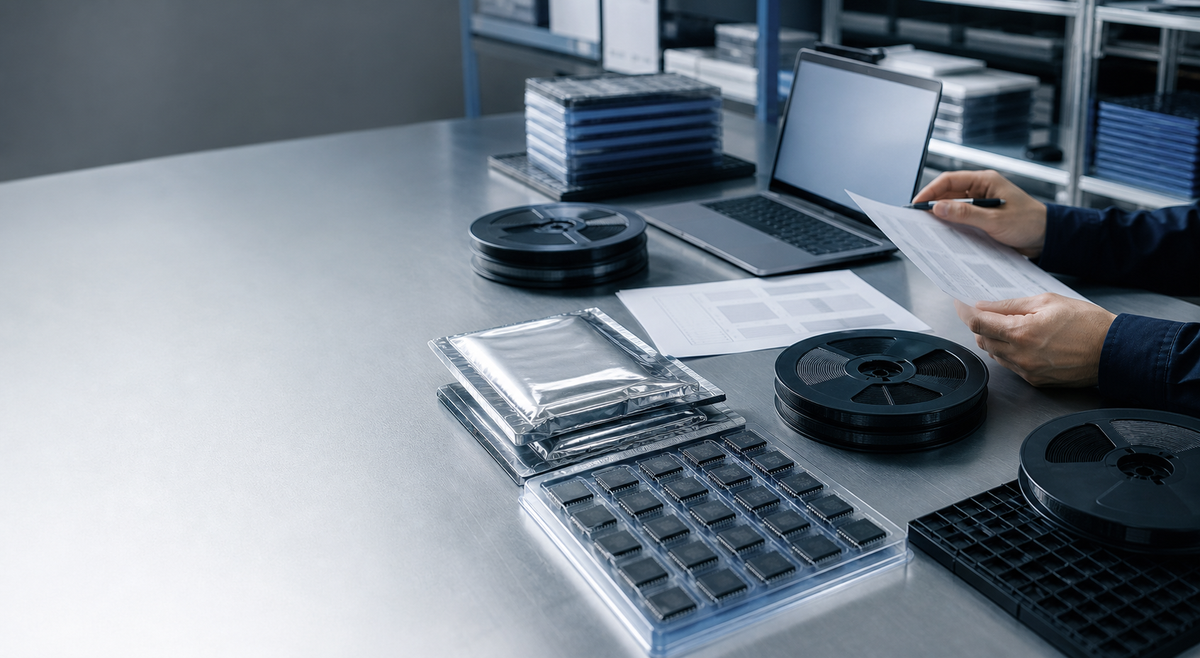 Bulk electronic components and delivery planning for a Chip-seek volume quotation