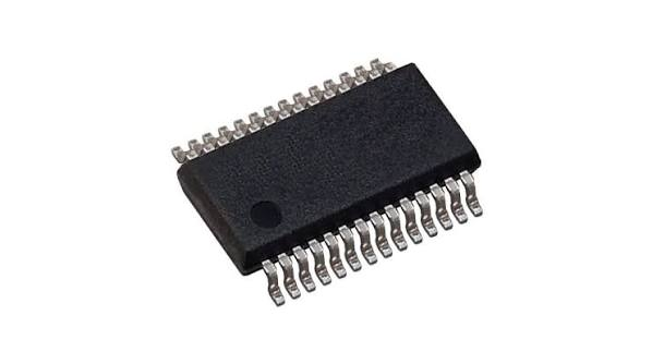 DSPIC33CK128MC102-E/SS SSOP-28 package illustration