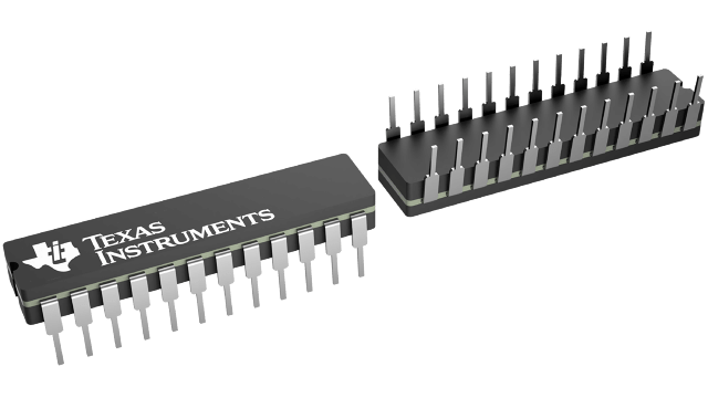 TIBPAL20R8-20MJTB official Texas Instruments CDIP-24 package render
