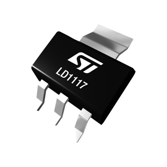 LD1117S50TR official STMicroelectronics SOT-223 product image