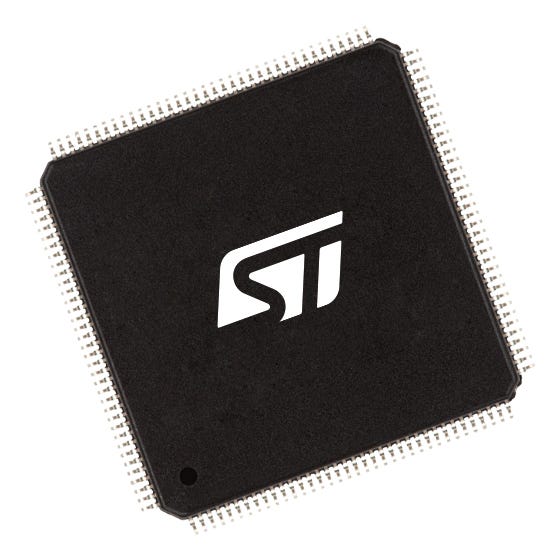 STM32F427ZGT6 official STMicroelectronics LQFP 144 20x20x1.4 mm product photo