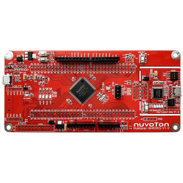 NK-M483KG Nuvoton Technology M483KGCAE2A-NUMAKER-NUMICR package reference