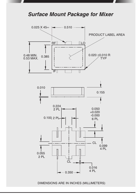 MTS3008 SURFACE-MOUNT-MODULE-4-4 package