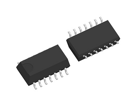SN74HC05DR(LX) SOP-14 package illustration
