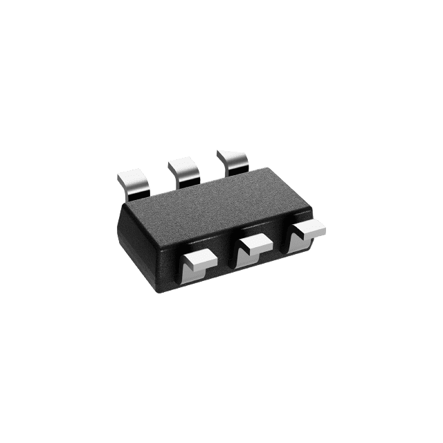 TPS563200DDCR SOT-23-THN-6 (DDC) logo-free package illustration
