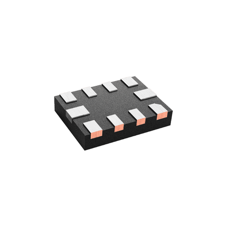 TLA2024IRUGR X2QFN-10 (RUG) logo-free package illustration
