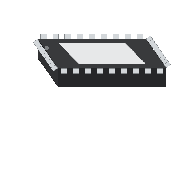 LMX2531LQX1742/NOPB WQFN-36 package illustration