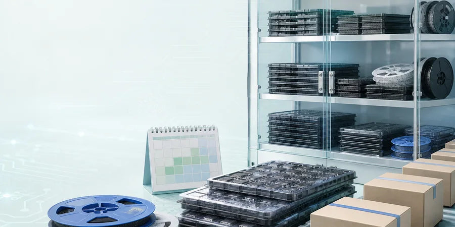 Electronic component inventory reserved for scheduled delivery